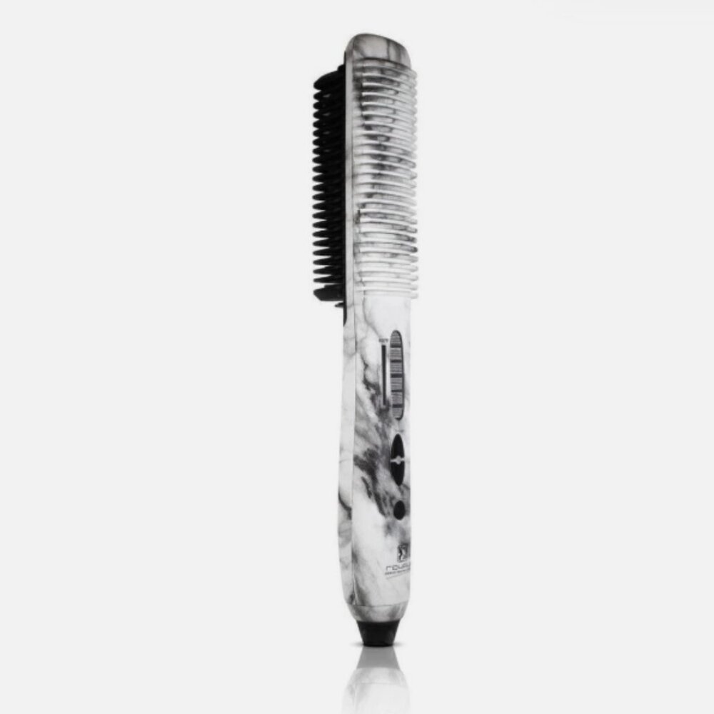 Royale Ceramic Hairbrush Multi-Purpose, White Marble New Sealed
